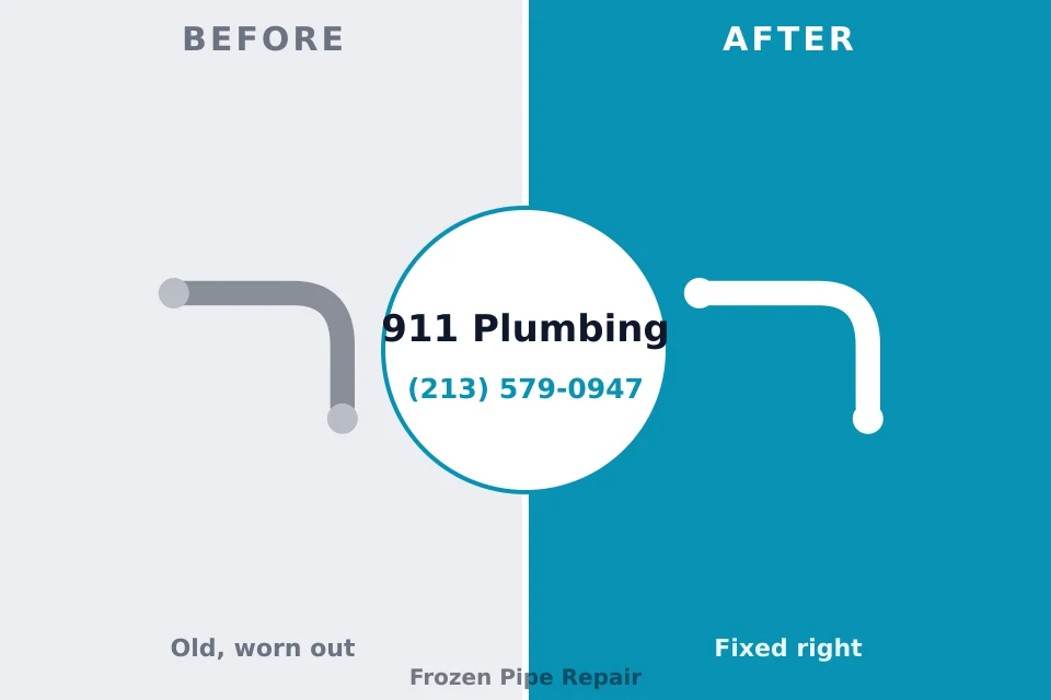 Before and after: plumbing company Temple Terrace, FL